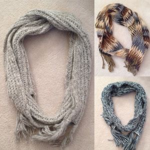 Three scarf bundle